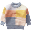 Knitted Pastel Colorblock Jumper