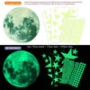 Glowing Moon and Stars Decal