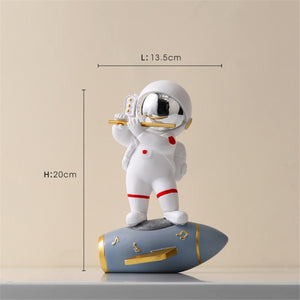 Astronaut Musicians Figurine