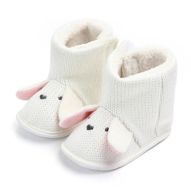 Baby Bear Knitted Boots