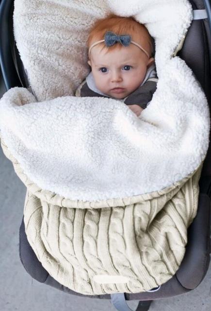 Knitted Swaddle Wrap