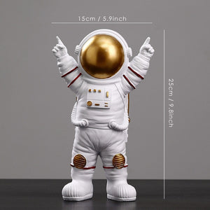 Carefree Astronaut Figurines