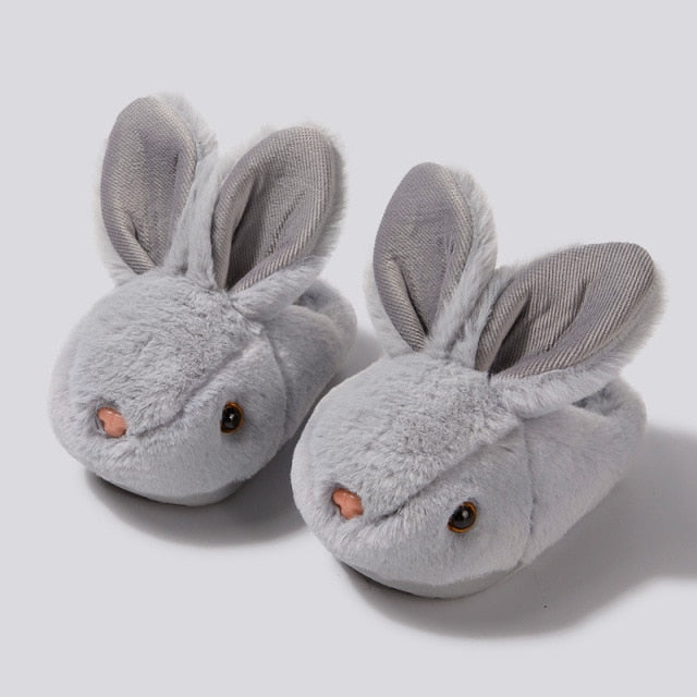 Sawyer Bunny Plush Slippers