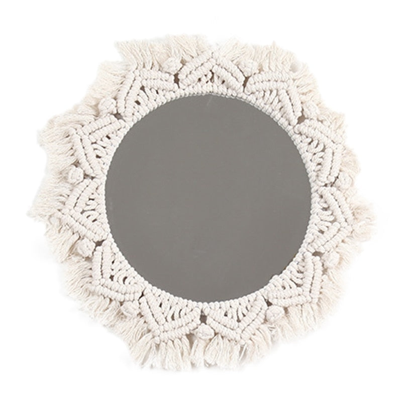 Ava Macrame Mirror