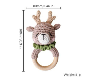 Knitted Animal Teething Toy