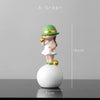 Bubble-blowing Kids Statue
