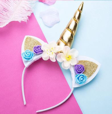 Flower Unicorn Headband
