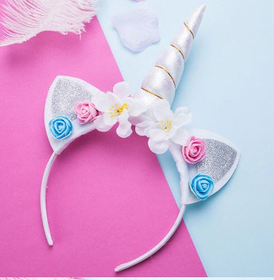 Flower Unicorn Headband