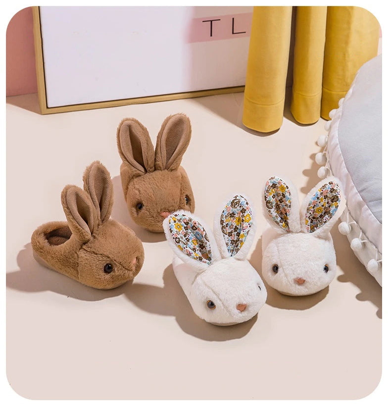 Sawyer Bunny Plush Slippers