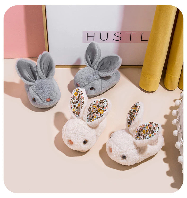 Sawyer Bunny Plush Slippers