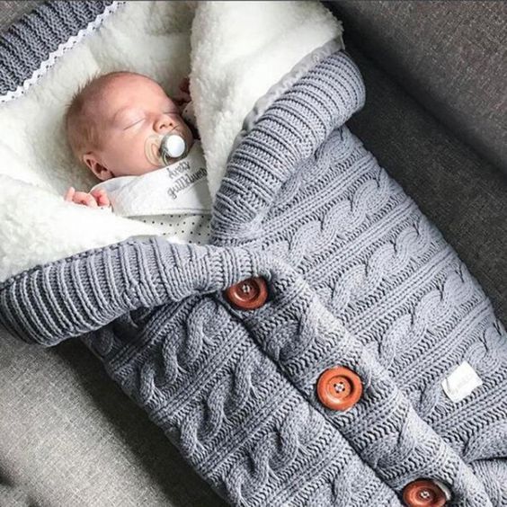 Knitted Swaddle Wrap