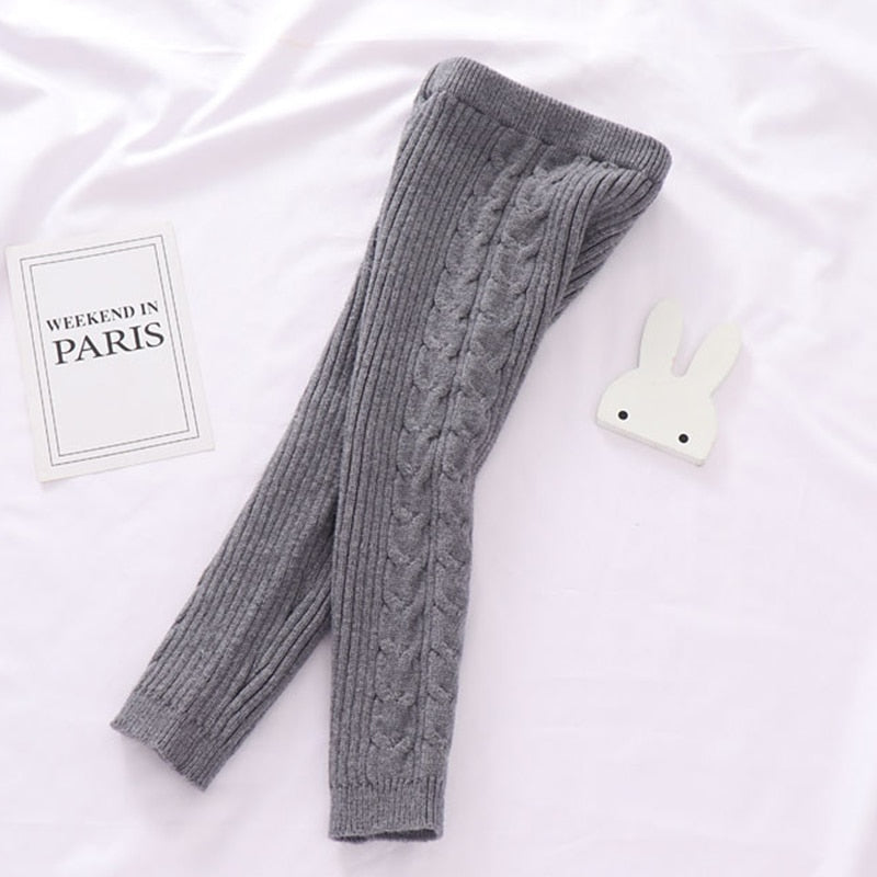 Knitted Cotton Pullover &amp; Pants Set