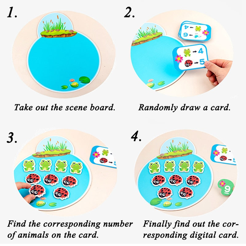 Montessori Little Pond Counting Game