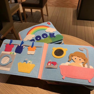 Washable Montessori Cloth Book