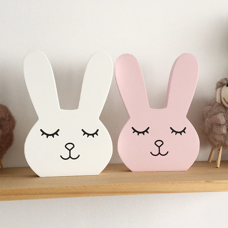 Wooden Dreaming Bunny Decor