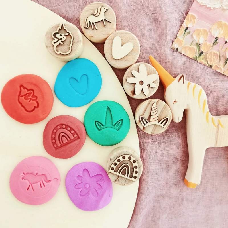 Amery Wooden Play Dough Stamp
