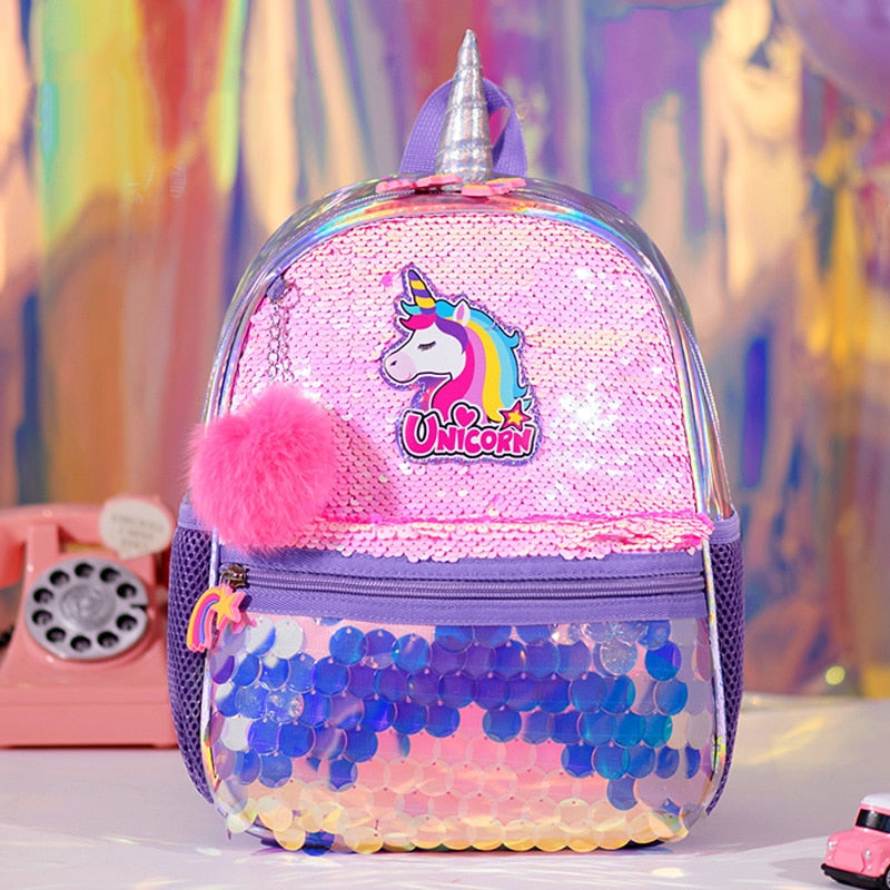 Unicorn Sequin Backpack