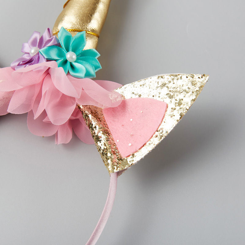 Pink Unicorn Dress Set