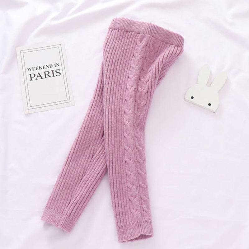 Knitted Cotton Pullover &amp; Pants Set