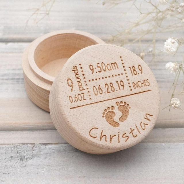 Personalized Baby Tooth Keepsake Box