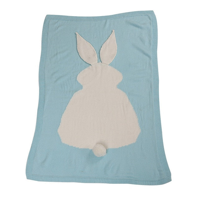 Knitted Bunny Blanket