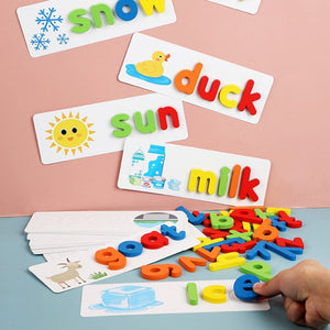 Wooden Spelling Game