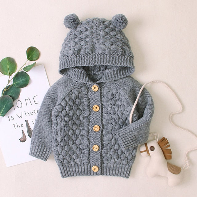 Knitted Teddy Cardigan