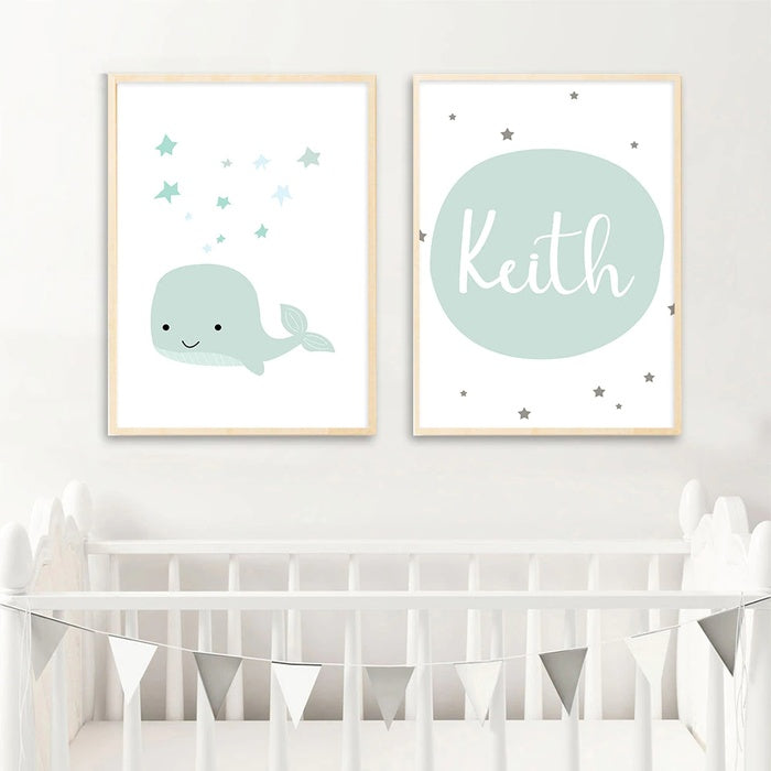 Baby Whale Print