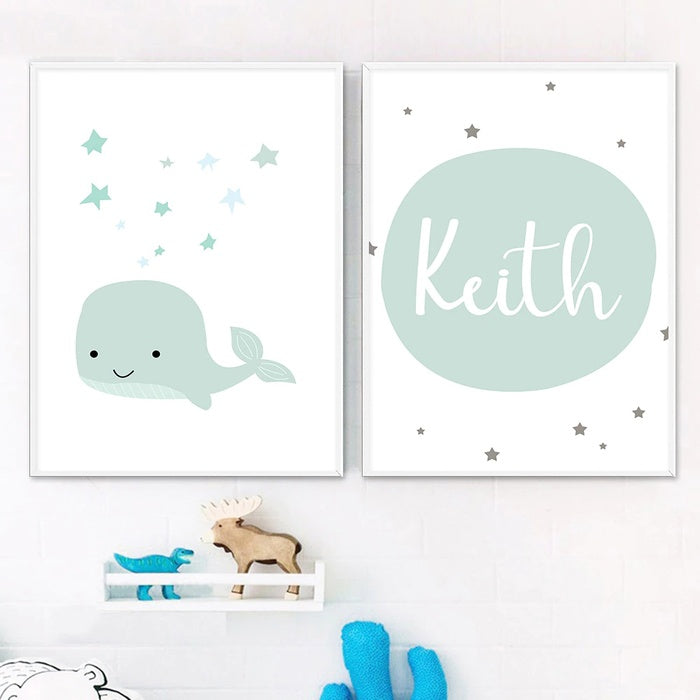 Baby Whale Print
