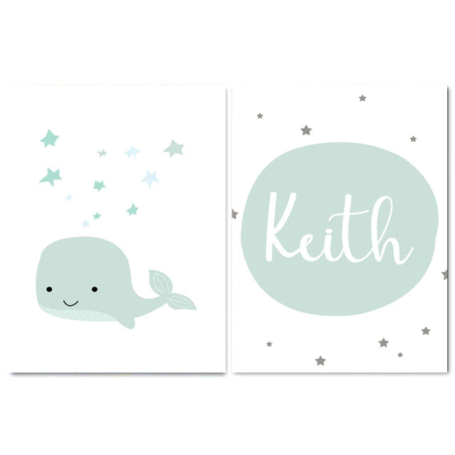 Baby Whale Print