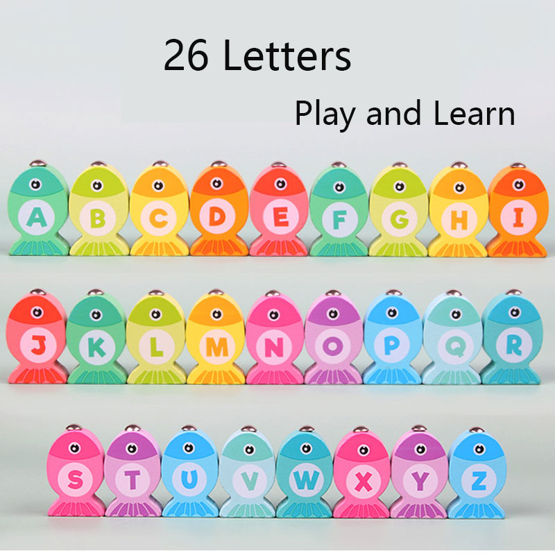 Montessori Wooden Fishing Toy