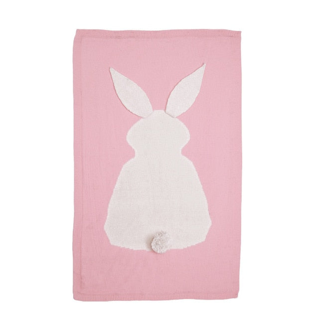 Knitted Bunny Blanket