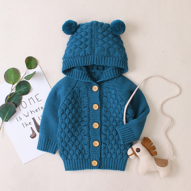 Knitted Teddy Cardigan