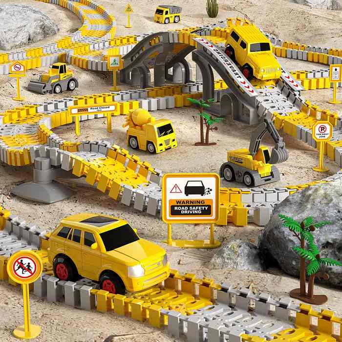 Construction City Track Set