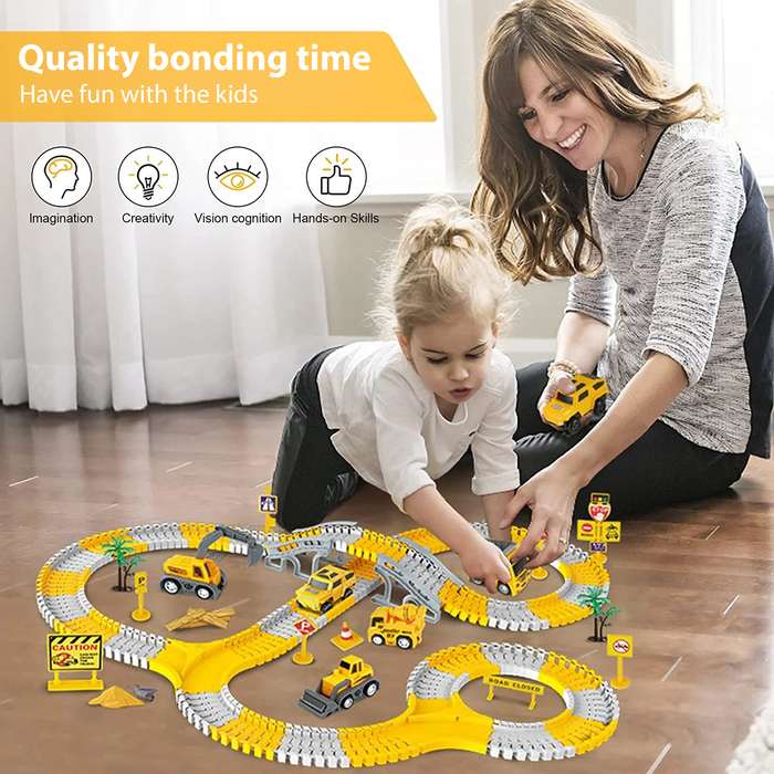 Construction City Track Set