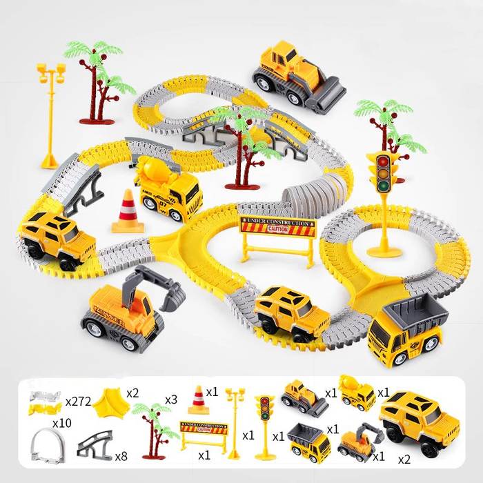 Construction City Track Set