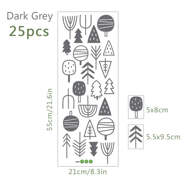 Boho Forest Wall Decal