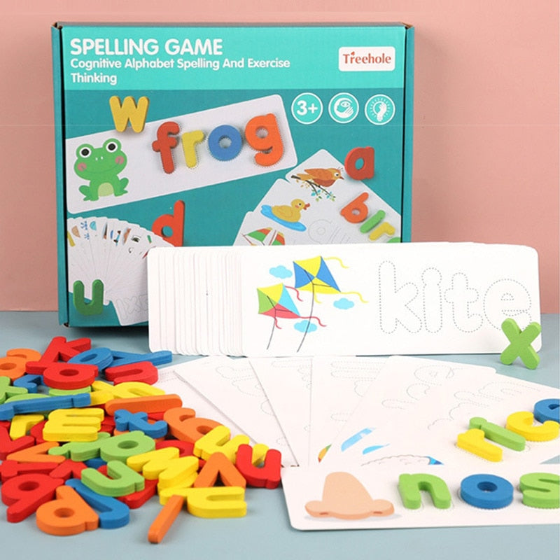 Wooden Spelling Game