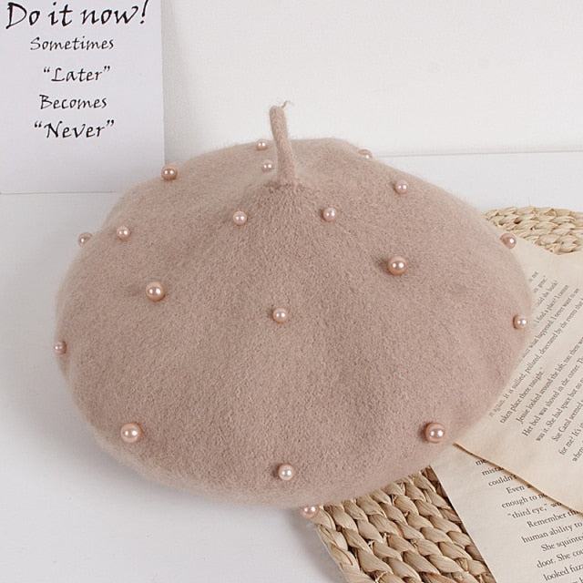 Chic Pearl Beret