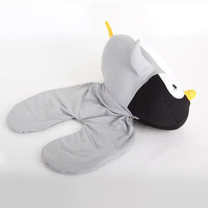 Reversible Penguin Travel Pillow