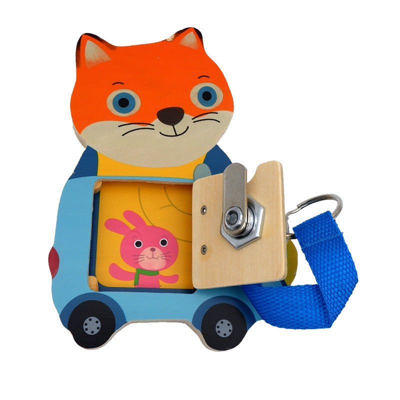 Montessori Animal Lock Toy