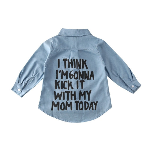 Kicking It With Mom Long Sleeve Shirt