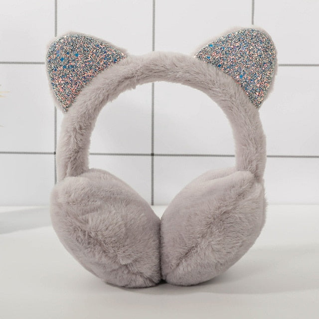 Snow Kitty Earmuffs