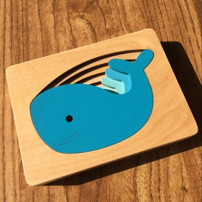 Wooden Animal 3D Puzzle