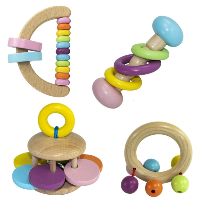Montessori Baby Rattle Set