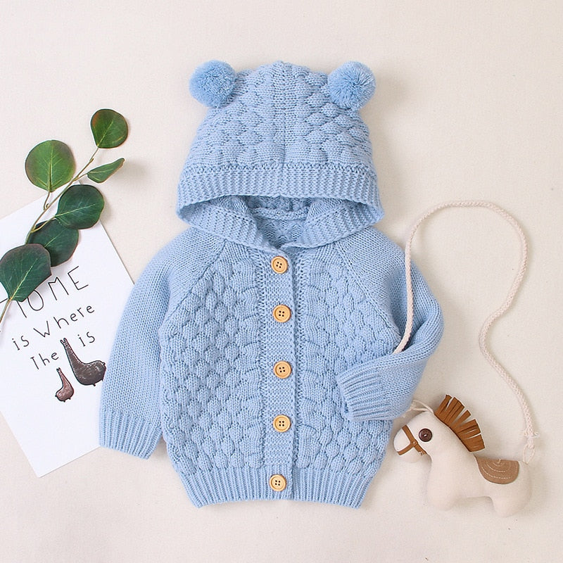 Knitted Teddy Cardigan