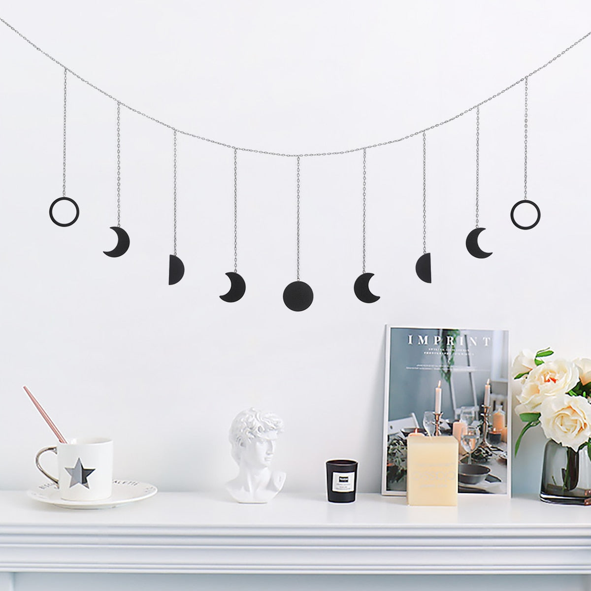 Moon Phase Hanging Ornament