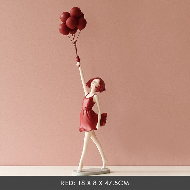 Girl with the Balloons Decor