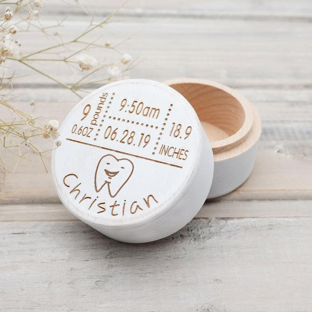 Personalized Baby Tooth Keepsake Box