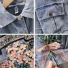 Flower Denim Jacket